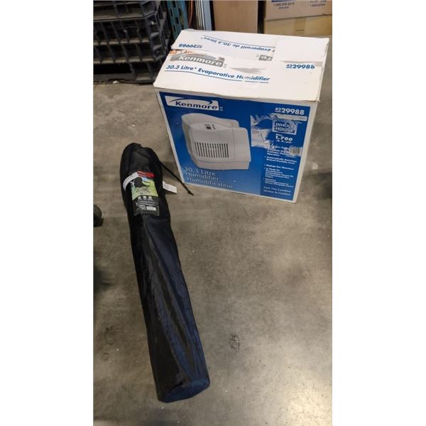 KENMORE HUMIDFIER AND FOLDING CAMP CHAIR