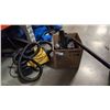 Image 1 : EUREKA VACUUM WITH BOX OF ELECTRONICS