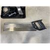 Image 3 : VINTAGE TOOLS AND HAND SAW