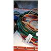 Image 2 : LOT OF EXTENTION CORDS ASSORTED SIZES