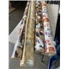 Image 2 : 4 ROLLS OF TABLECLOTH VINYL MATERIAL 55" WIDE