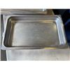 Image 2 : LOT OF TWELVE 12.5" X 25" STAINLESS FOOD PREP PANS