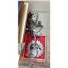 Image 3 : TOTE OF CORD REELS, PIPE CUTTERS, SAW BLADE AND NEW 7 IN 1 BBQ SPATULA