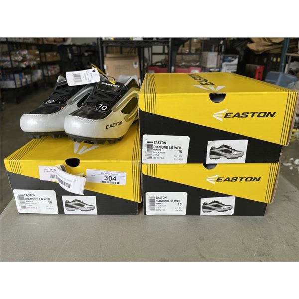 3 PAIRS OF NEW SPORTS CLEATS SIZE 10 WOMENS