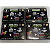 Image 1 : 4 NEW LIQUID CHALK MARKER KITS WITH STENCILS, MAGNETIC CHALKBOARD AND LABELS, WATER BASED, NON TOXIC