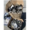 Image 2 : PALLET LOT OF ASSORTED PLUMBING, ABS, PVC, BRAIDED HOSES ETC