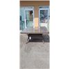 Image 1 : NEW RATANA 60 X 60 DARK BROWN OUTDOOR PATIO TABLE WITH TEMPERED GLASS TOP, RETAIL $999 USD 2 BOX LOT