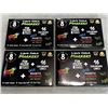 Image 1 : 4 NEW LIQUID CHALK MARKER KITS WITH STENCILS, MAGNETIC CHALKBOARD AND LABELS, WATER BASED, NON TOXIC