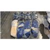Image 1 : 4 NEW PAIRS OF SLIPPERS/SANDALS AND 4 NEW 12 PACKS OF HAIR CLIPS