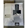 Image 2 : NEW CREATIVE SCENTS SCHONWE BOWL AND 2 WHITE WAFFLE SHOWER CURTAINS WITH LINER