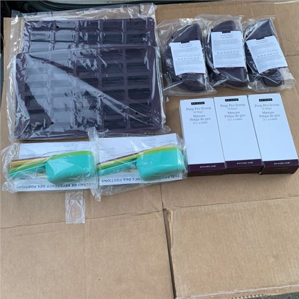 LOT OF NEW EPICURE COOKING SUPPLIES
