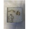 Image 1 : 3 PENDANTS - VINTAGE STERLING SILVER DRAGON HEAD PENDANT, STERLING SILVER (TESTED) HAPPY AND SAD FAC