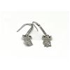 Image 2 : STERLING SILVER CZ OWL SHAPE  DANGLING EARRING, RETAIL $150.00.