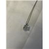 Image 2 : 925 STERLING SILVER WITH ROCK CRYSTAL STONE CARVED APPLE PENDANT