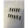 Image 1 : 11 GENUINE NATURAL BLACK CORAL PENDANTS/ CHARMS