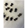 Image 2 : 12 GENUINE NATURAL BLACK CORAL PENDANTS/ CHARMS
