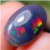 Image 2 : ($10,408 APPRAISAL) - 2.57 CT CERTIFIED BLACK OPAL GEMSTONE
