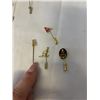 Image 3 : COLLECTION OF GOLD TONE STICK PINS