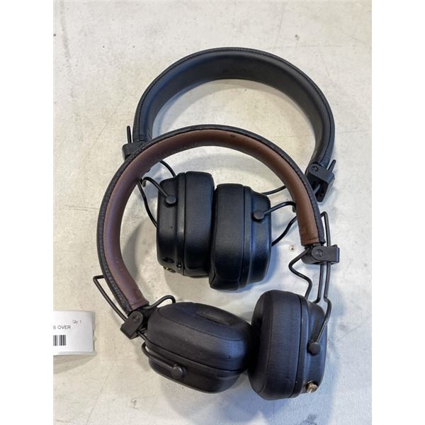 2 PAIRS OF MARSHALL WIRELESS OVER EAR HEADPHONES