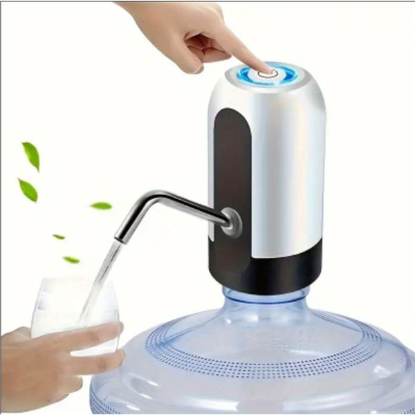 2 NEW USB RECHARGEABLE WATER BOTTLE MOUNT PUMPS