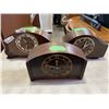 Image 1 : 3 MANTLE CLOCKS ALL RUNNING