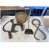 Image 1 : ANTIQUE TOOLS, HORESHOE, SICKLE ETC