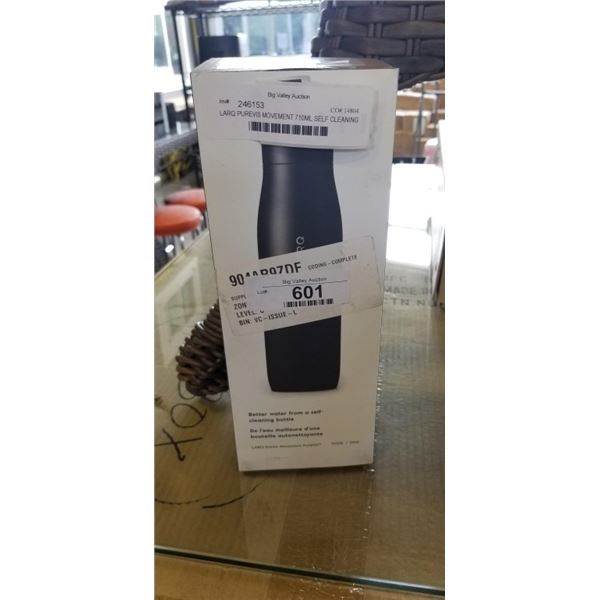 LARQ PUREVIS MOVEMENT 710ML SELF CLEANING WATER BOTTLE - TESTED WORKING, RETAIL $98