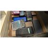 Image 3 : ASSORTED CALCULATORS AND RADIO