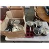 Image 1 : BOX OF POTS, PANS AND COOKWARE