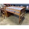 Image 1 : OAK SINGLE SIZE LOFT BED WITH DRAWERS