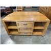 Image 1 : OAK CORNER CABINET