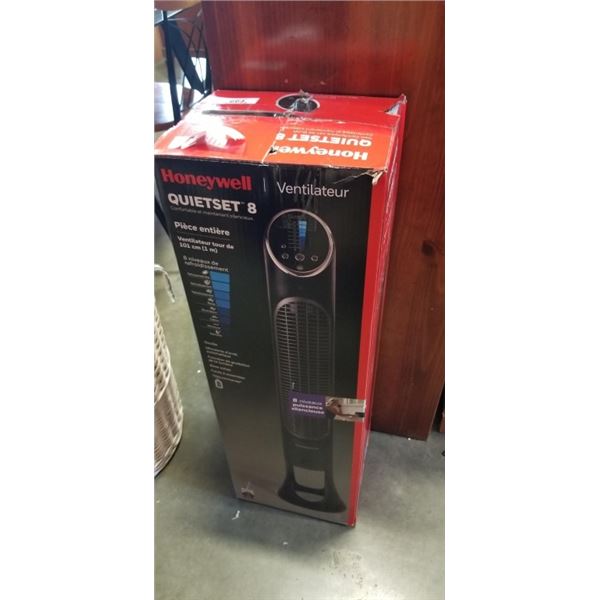 HONEYWELL QUIET SET 8 TOWER FAN TESTED AND WORKING