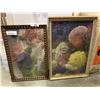 Image 1 : 2 ANTIQUE PASTEL FLORAL/FRUIT STILL LIFE ART