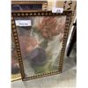 Image 3 : 2 ANTIQUE PASTEL FLORAL/FRUIT STILL LIFE ART