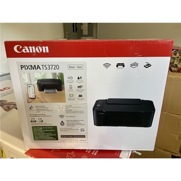 CANON PIXMA TS3720 WIRELESS ALL IN ONE INKJET PRINTER - TESTED WORKING, RETAIL $99
