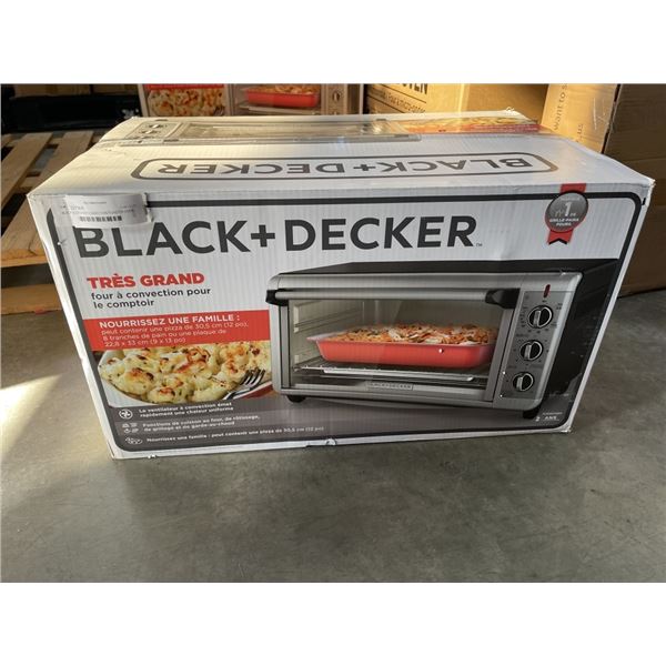 BLACK & DECKER CONVECTION TOASTER OVEN - TESTED WORKING, RETAIL $199