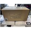 Image 2 : NEW CREATIVE SCENTS SCHONWE BOWL AND 3 WHITE WAFFLE SHOWER CURTAINS WITH LINER