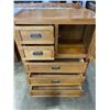 Image 2 : OAK HIGHBOY DRESSER