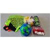 Image 1 : TACHIKARA VOLLEYBALL, AND 2 SOCCER JERSEYS, YOUTH XL AND ONE ADULT XL, AND SHIN PADS, SOCCER BALL
