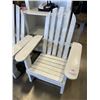 Image 2 : TWO WHITE ADRIONDACK DECK CHAIRS