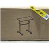 Image 2 : VIVO BLACK ROLLING ADJUSTABLE HEIGHT CART