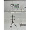 Image 2 : VIVO BLACK STUDIO TV STAND AND EXTRA LARGE TV WALL MOUNT