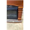 Image 2 : 43" X 47" FIREPLACE MANTLE WITH INSERT