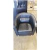 Image 2 : PAIR OF LEATHER TUB CHAIRS