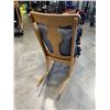 Image 2 : ANTIQUE ROCKING CHAIR AND DECORATIVE PILLOW