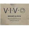 Image 3 : VIVO BLACK ELECTRIC FLIP DOWN CEILING TV MOUNT