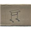Image 2 : VIVO BLACK ROLLING ADJUSTABLE HEIGHT CART