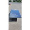 Image 3 : NEW RATANA 72 X 40 BLACK CASA MADRID PATIO TABLE WITH TEMPERED GLASS TOP, 2 BOX LOT