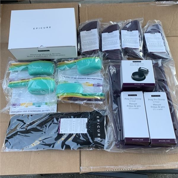 LOT OF NEW EPICURE COOKING SUPPLIES