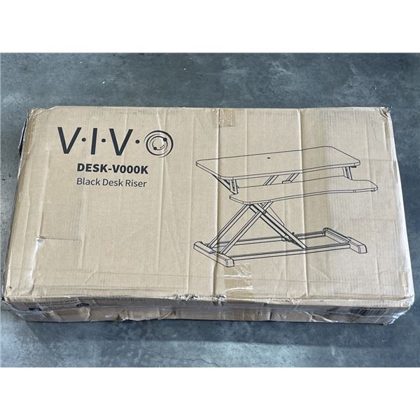 VIVO BLACK DESK RISER